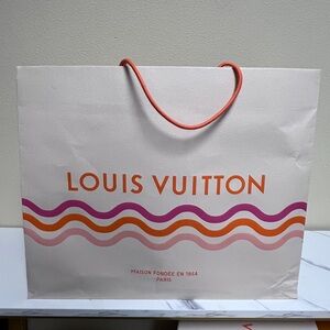 Huge Louis Vuitton gift bag